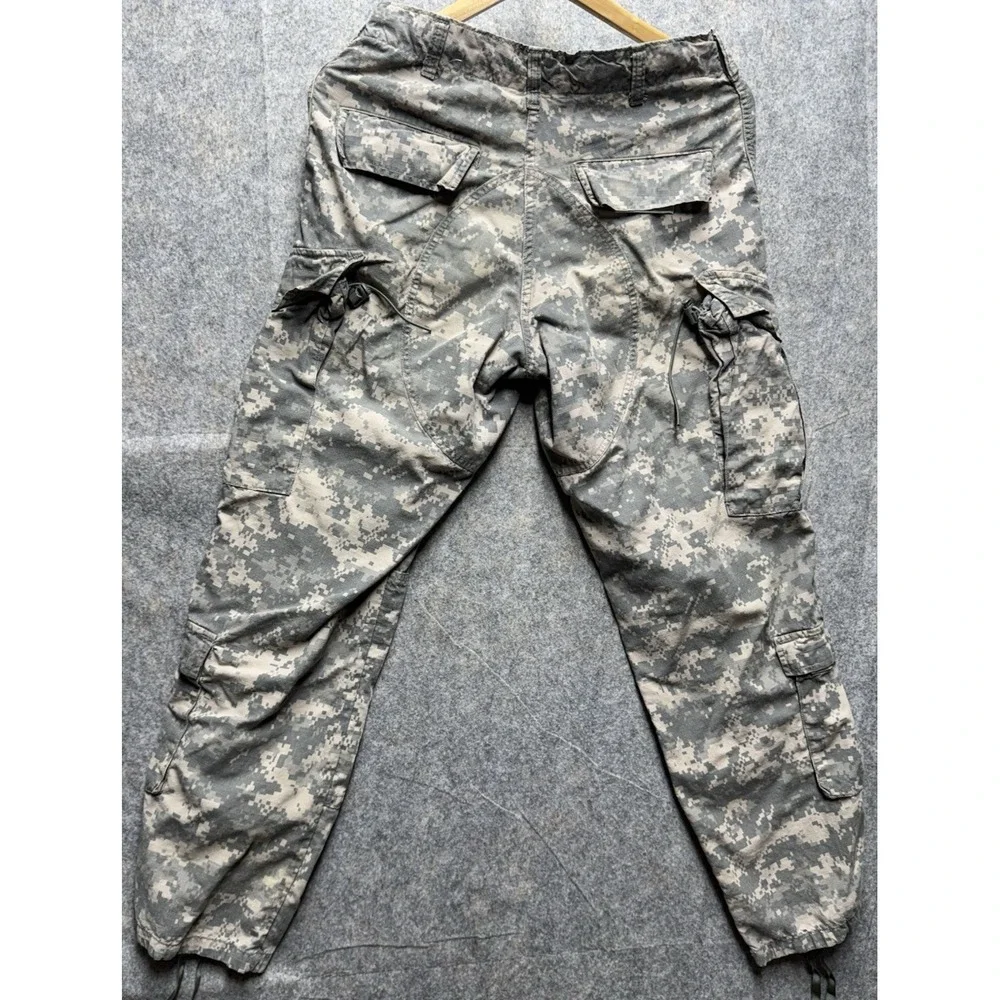 US‎ Army ACU Pants Mens Medium Short UCP Digital Camo Ripstop Cargo Stained USGI
